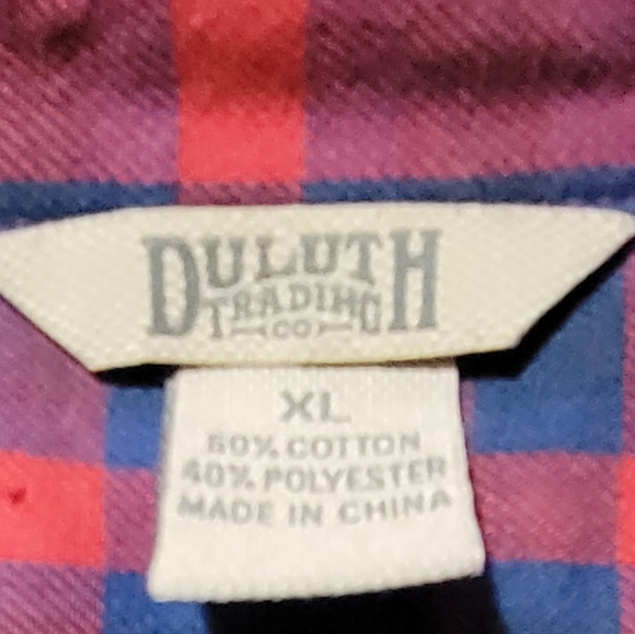 Women's Duluth Trading Co flannel XL - Picture 5 of 5
